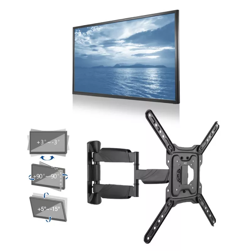Soporte de pared para TV ACT totalmente móvil 23
