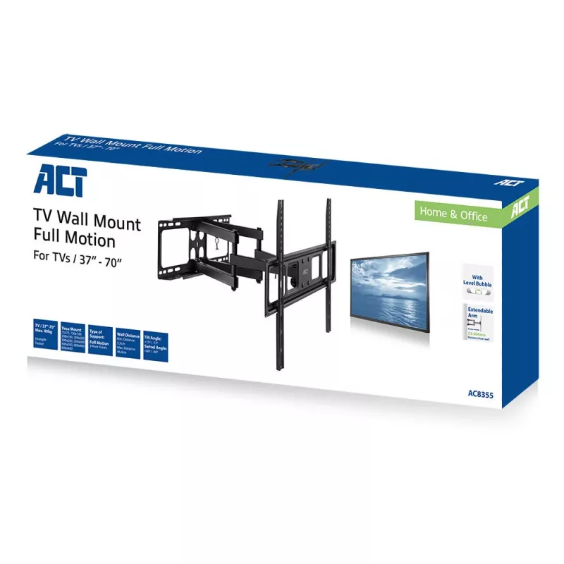 Soporte de pared para TV ACT Full-Motion 37