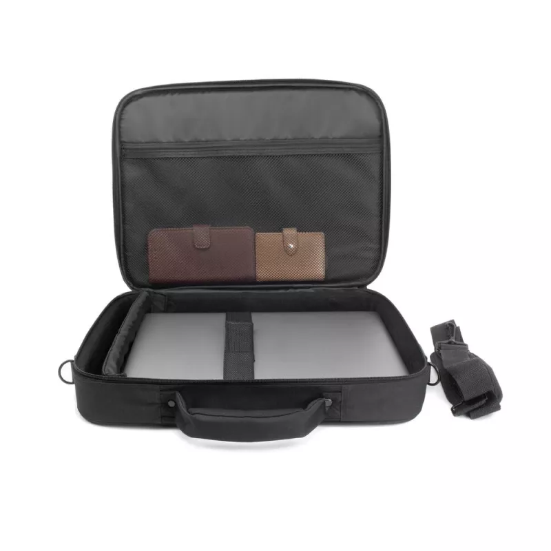Bolsa de hombro ACT Office para portátiles de hasta 16,1 inch de botellas de plástico recicladas