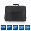 Bolsa de hombro ACT Office para portátiles de hasta 16,1 inch de botellas de plástico recicladas