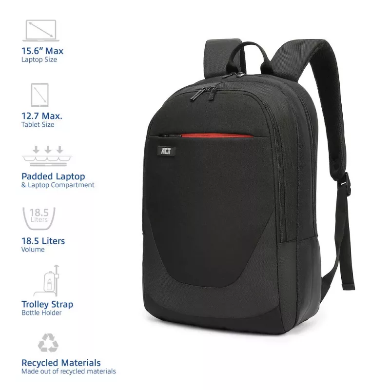 Mochila ACT Suburb para portátiles de hasta 15,6