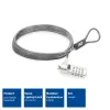 Candado para portátil ACT Nano con candado de combinación cable de 2 m