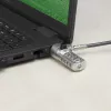 Candado para portátil ACT Wedge con candado de combinación metálico cable de 2 m
