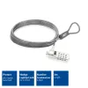 Candado para portátil ACT Wedge con candado de combinación metálico cable de 2 m