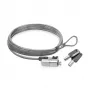 Candado para portátil ACT Wedge con llaves metálico cable de 2 m