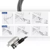 Candado para portátil ACT Wedge con llaves metálico cable de 2 m