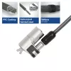 Candado para portátil ACT Wedge con llaves metálico cable de 2 m