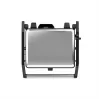 Parrilla de contacto AENO EG2 — 2000 W, rectangular, acero inoxidable/negro, 345×327 mm