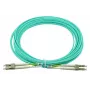 Cable de fibra óptica InfiniBand BlueOptics AJ837A-BO 15 m LC turquesa