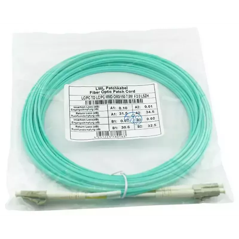 Cable de fibra óptica InfiniBand BlueOptics AJ838A-BO 30 m 2x LC OM3