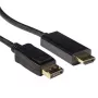 Adaptador de cable de vídeo ACT AK3992 5m DisplayPort a HDMI negro