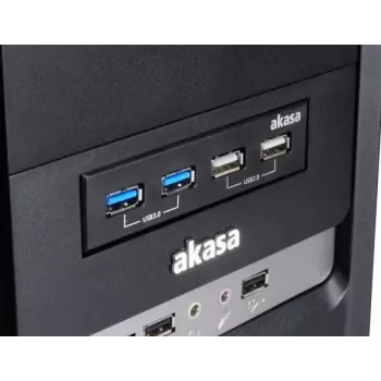 Conector de fuente de alimentación Akasa InterConnect S AK-ICR-12V3