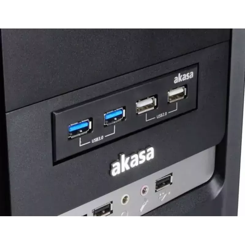 Conector de fuente de alimentación Akasa InterConnect S AK-ICR-12V3