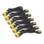 Kit de cables de alimentación APC (6 uds.), bloqueables, C13 a C14, 1,8 m, azul, 1,83 m, conector hembra C13, conector hembra C14, 10 A