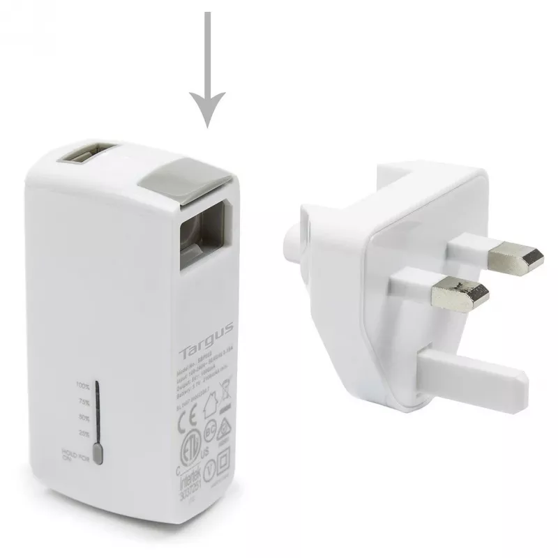 Targus APD752EU Batería externa 2100 mAh blanco