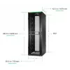APC NetShelter SX rack para servidores Gen 2, 48U, 2258H x 750W x 1070D mm, con paneles laterales, Negro