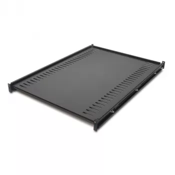Balda ajustable APC AR8122BLK, metal, 470 mm de ancho, 660 mm de profundidad máx., 44 mm de alto, Negro