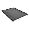 Balda ajustable APC AR8122BLK, metal, 470 mm de ancho, 660 mm de profundidad máx., 44 mm de alto, Negro