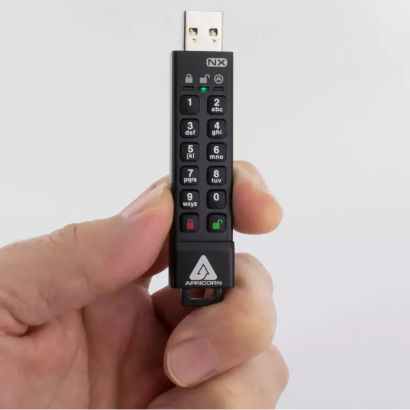 Memoria USB Apricorn 16GB USB Type-A 3.2 Gen 1 Aegis Secure Key 3NX