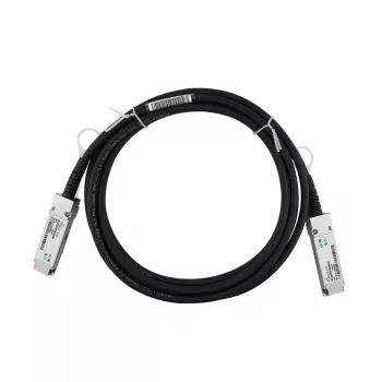 BlueOptics AT-QSFP2CU-BL cable de fibra óptica InfiniBand 2 m QSFP negro