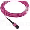 BlueOptics AV28-BO Cable troncal de fibra multimodo, MPO/UPC a MPO/UPC, OM4, 15 m, magenta