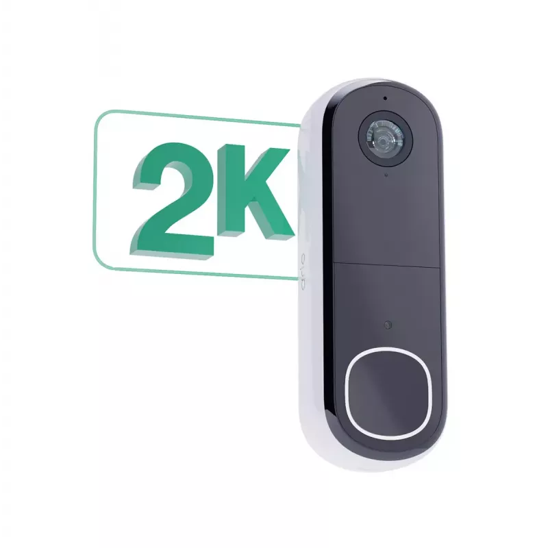 Videoportero Arlo Essential 2K Blanco 1944p 180° campo de visión