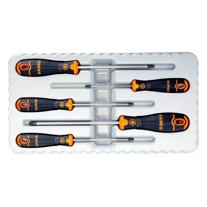 Bahco B219.025 Juego de destornilladores Torx, T10-T30