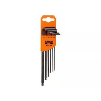 Juego de llaves Allen en L Bahco BE-9765 6 piezas