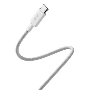 Cable USB-C a USB-C Xiaomi BHR087KGL 1 m, USB 2.0, 0,48 Gbit/s, blanco