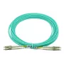 Cable de fibra óptica BlueOptics BK842A 30 m LC OM3 aqua