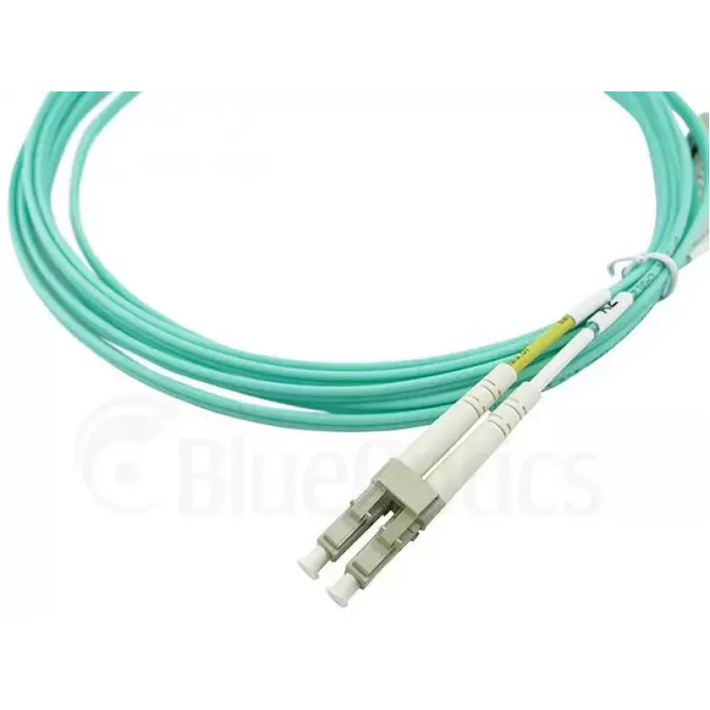 Cable de fibra óptica BlueOptics BK843A-BO 50m LC OM3 aqua