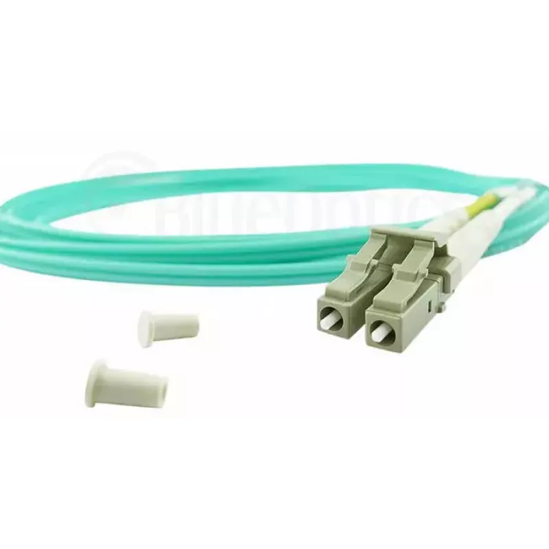 Cable de fibra óptica BlueOptics BK843A-BO 50m LC OM3 aqua