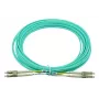 Cable de fibra óptica BlueOptics BK843A-BO 50m LC OM3 aqua