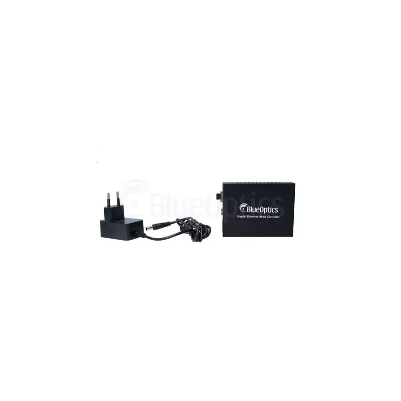 Convertidor de medios de red BlueOptics BLMC001 1000 Mbit/s negro