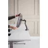 BakkerElkhuizen BE Flexible Single BNEBFSDG brazo para monitor, de escritorio, muelle mecánico, hasta 88,9 cm (35 pulgadas), aluminio/acero, gris oscuro