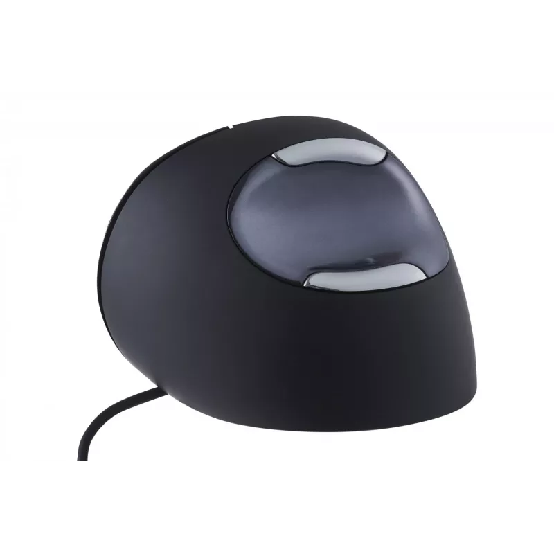 BakkerElkhuizen Evoluent D Small, diestro, diseño vertical, láser, USB Type-A, 3200 DPI, negro
