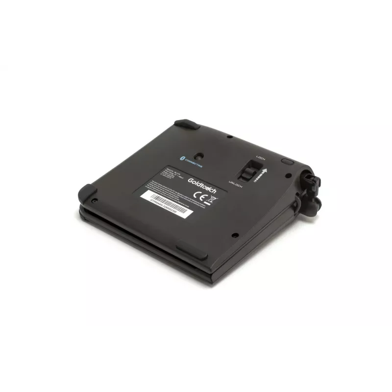 BakkerElkhuizen Goldtouch Travel Go2 con cable DE Qwertz, mini, con cable, USB, interruptores de tijera, QWERTZ, negro
