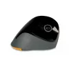 BakkerElkhuizen PRF Mouse Wireless gris oscuro, diestro, diseño vertical, óptico, RF Wireless, 1600 DPI, negro, gris