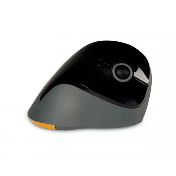 BakkerElkhuizen PRF Mouse Wireless gris oscuro, diestro, diseño vertical, óptico, RF Wireless, 1600 DPI, negro, gris