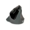 BakkerElkhuizen PRF Mouse Wireless gris oscuro, diestro, diseño vertical, óptico, RF Wireless, 1600 DPI, negro, gris