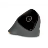 BakkerElkhuizen PRF Mouse Wireless gris oscuro, diestro, diseño vertical, óptico, RF Wireless, 1600 DPI, negro, gris