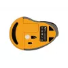 BakkerElkhuizen PRF Mouse Wireless gris oscuro, diestro, diseño vertical, óptico, RF Wireless, 1600 DPI, negro, gris