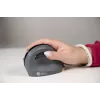 BakkerElkhuizen PRF Mouse Wireless gris oscuro, diestro, diseño vertical, óptico, RF Wireless, 1600 DPI, negro, gris
