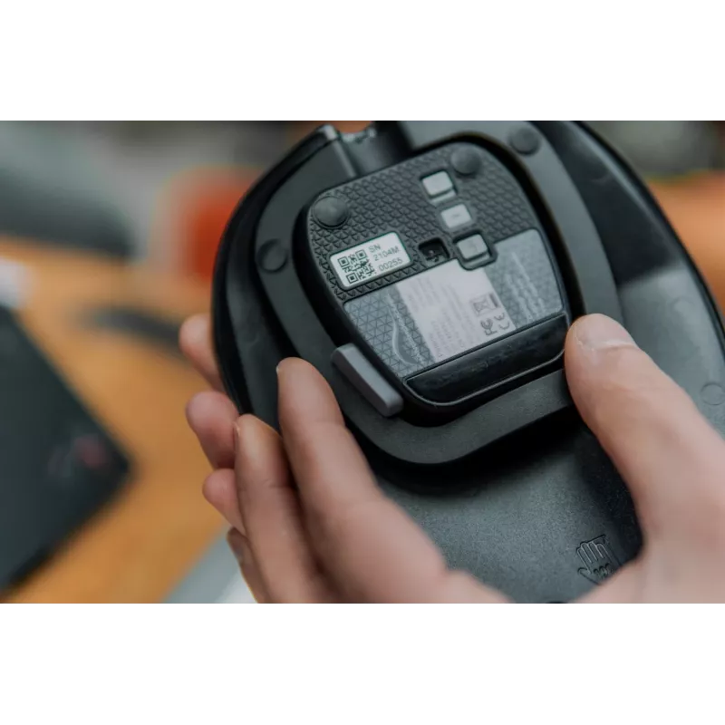 BakkerElkhuizen HandshoeMouse Shift ratón Bluetooth oficina ambidiestro óptico 1000 DPI