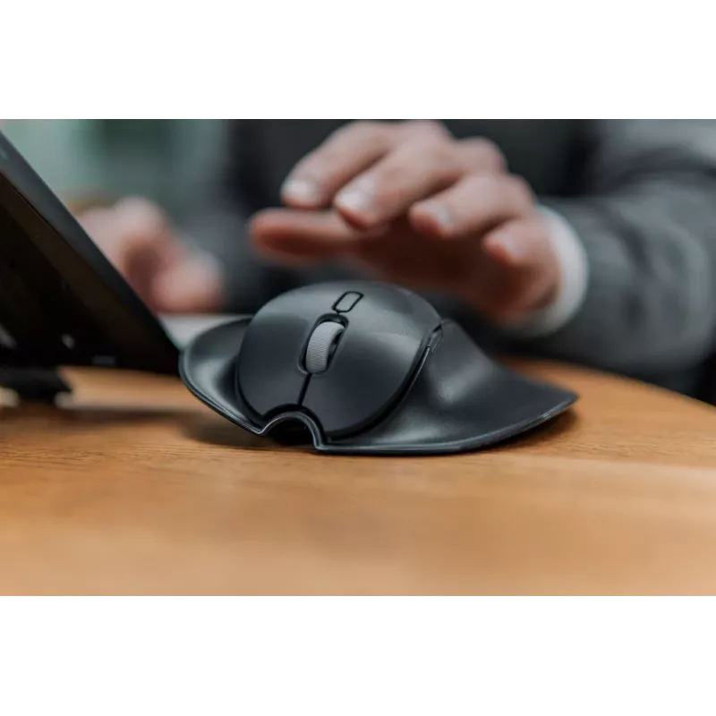 BakkerElkhuizen HandshoeMouse Shift ratón Bluetooth oficina ambidiestro óptico 1000 DPI