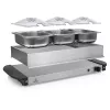 Calientaplatos Tristar BP-6283 200W 4,2L acero inoxidable