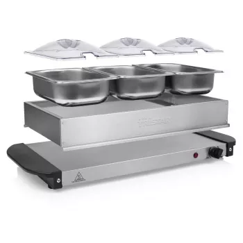 Calientaplatos Tristar BP-6283 200W 4,2L acero inoxidable
