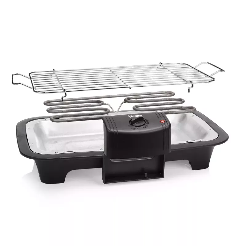 Parrilla eléctrica Tristar BQ-2883 2000 W recipiente negro