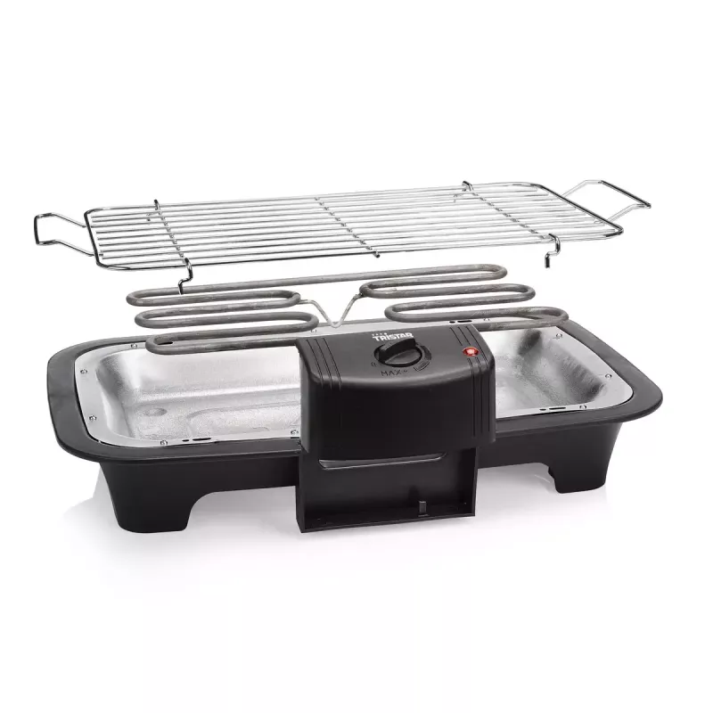 Parrilla eléctrica Tristar BQ-2883 2000 W recipiente negro