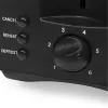Tostadora Tristar BR-1046 4 rebanadas negra acero inoxidable 1400W
